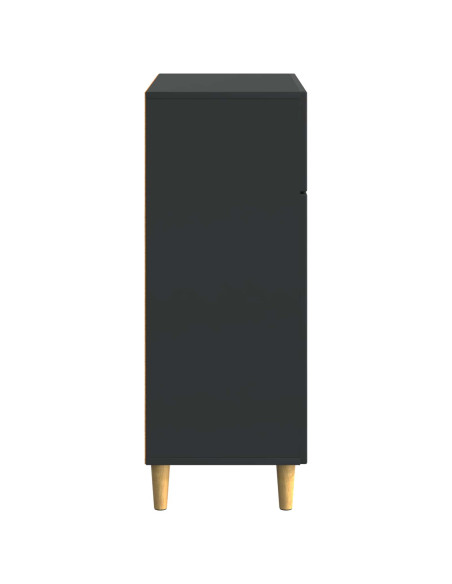 Credenza Nero 66 x 34,5 x 90 cm Legno ingegnerizzato