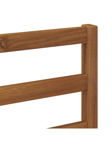 Set divani 8 pcs Naturale e Crema Legno di Acacia Massello