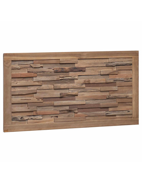 Testiera Naturale 100 cm Legno di teak solido