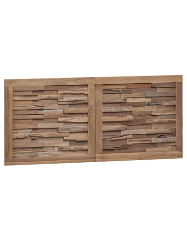 Testiera Naturale 120 cm Legno di teak solido