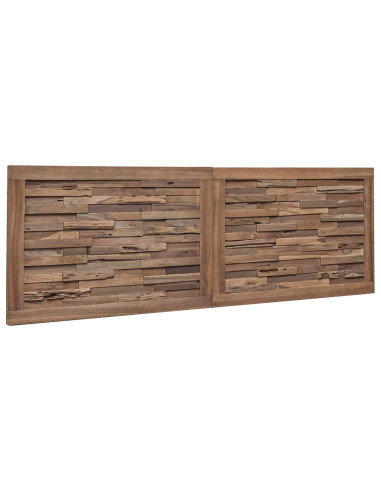 Testiera Naturale 140 cm Legno di teak solido