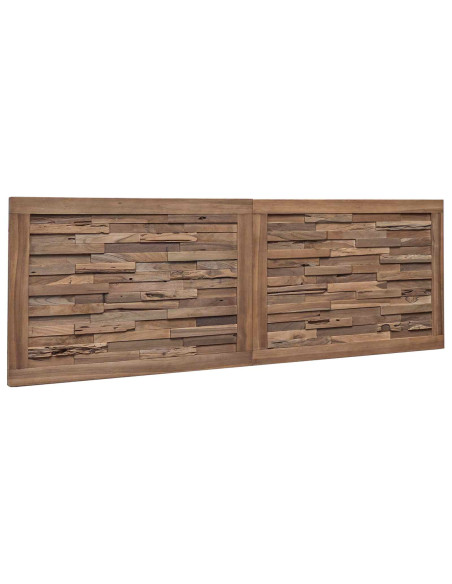 Testiera Naturale 140 cm Legno di teak solido