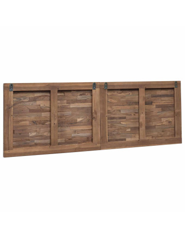 Testiera Naturale 140 cm Legno di teak solido