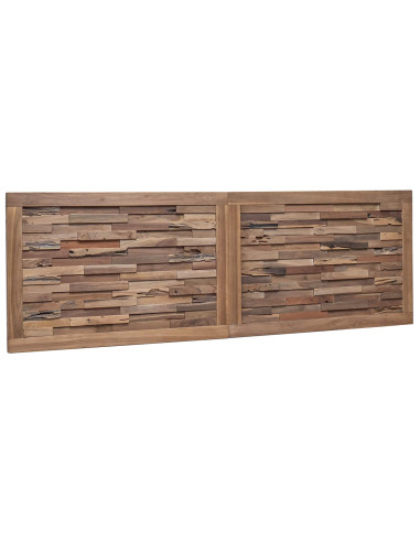 Testiera Naturale 160 cm Legno di teak solido