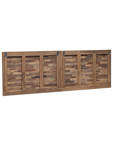 Testiera Naturale 160 cm Legno di teak solido