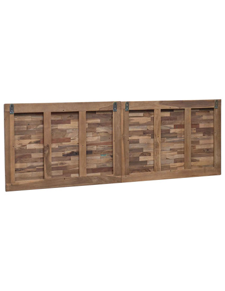 Testiera Naturale 160 cm Legno di teak solido