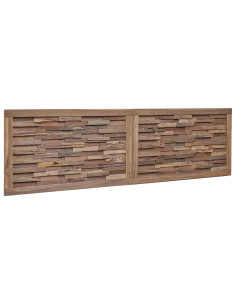 Testiera Naturale 180 cm Legno di teak solido 2