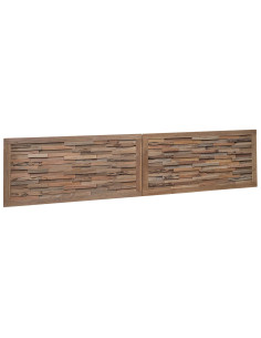 Testiera Naturale 200 cm Legno di teak solido 2