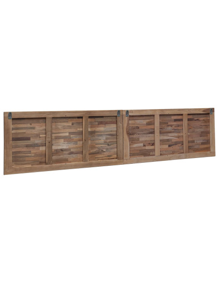 Testiera Naturale 200 cm Legno di teak solido