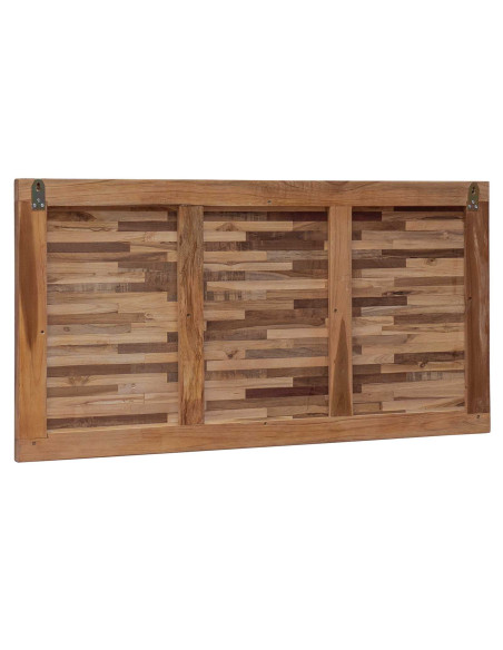 Testiera Naturale 100 cm Legno di teak solido