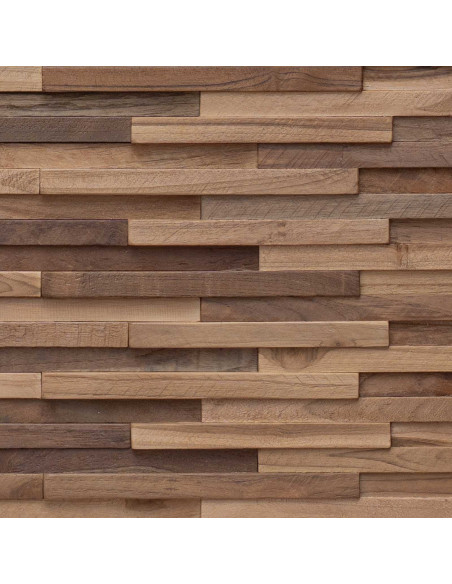 Testiera Naturale 100 cm Legno di teak solido