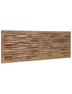 Testiera Naturale 140 cm Legno di teak solido 2