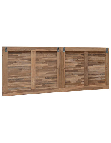Testiera Naturale 140 cm Legno di teak solido