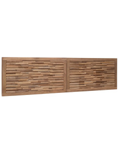 Testiera Naturale 160 cm Legno di teak solido 2