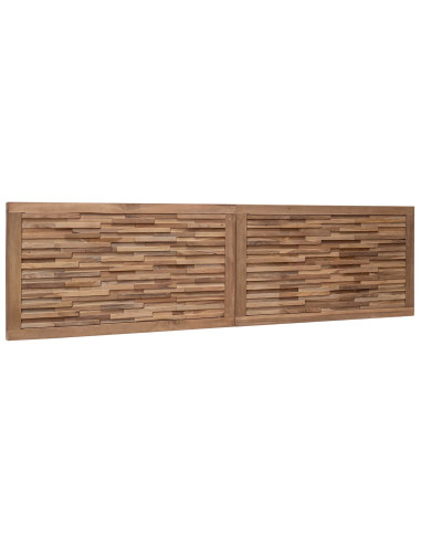 Testiera Naturale 160 cm Legno di teak solido