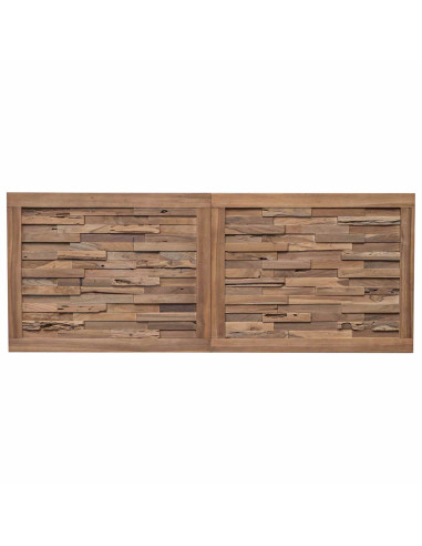 Testiera Naturale 160 cm Legno di teak solido