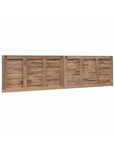 Testiera Naturale 160 cm Legno di teak solido