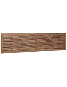 Testiera Naturale 180 cm Legno di teak solido 2
