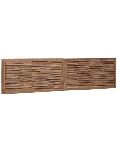 Testiera Naturale 180 cm Legno di teak solido