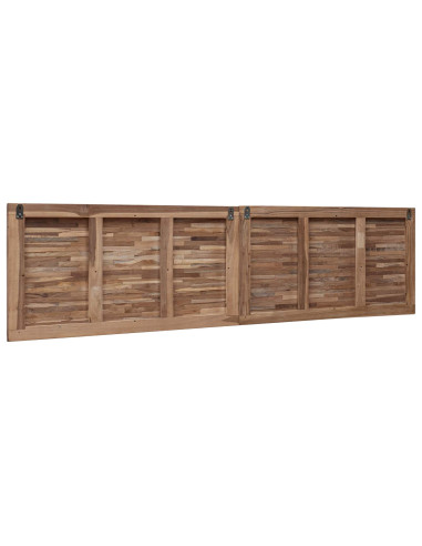 Testiera Naturale 180 cm Legno di teak solido