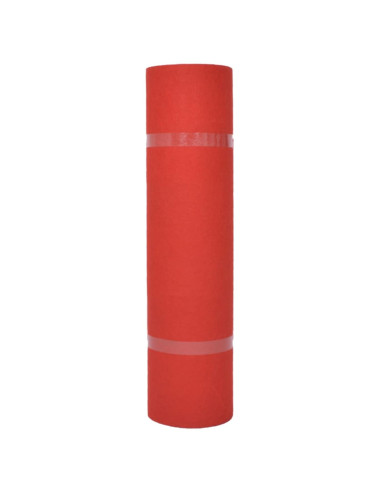 Tappeto Tinta unita Rosso 1,2 x 12 m Poliestere