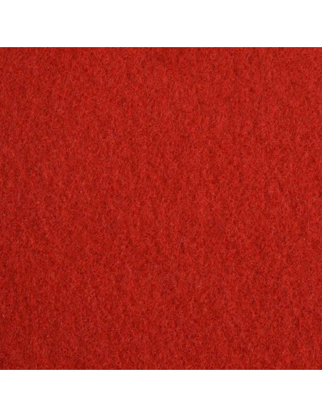 Tappeto Tinta unita Rosso 1,2 x 12 m Poliestere
