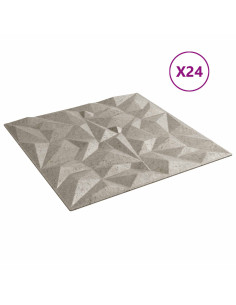 Pannelli da parete 24 pcs Beton ametista 50 x 50 cm Schiuma XPS 2