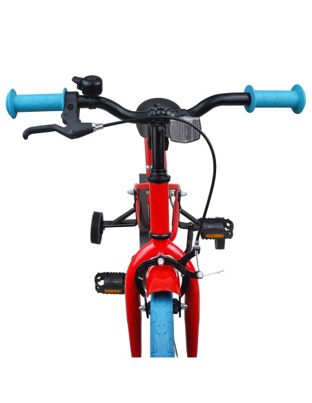 Bicicletta per Bambini 16 Pollici per bambini di 4-6 anni Rosso