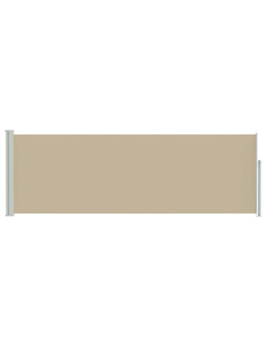 Tenda laterale retrattile Beige 300 x 100 cm Poliestere