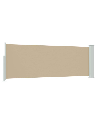 Tenda laterale retrattile Beige 300 x 100 cm Poliestere
