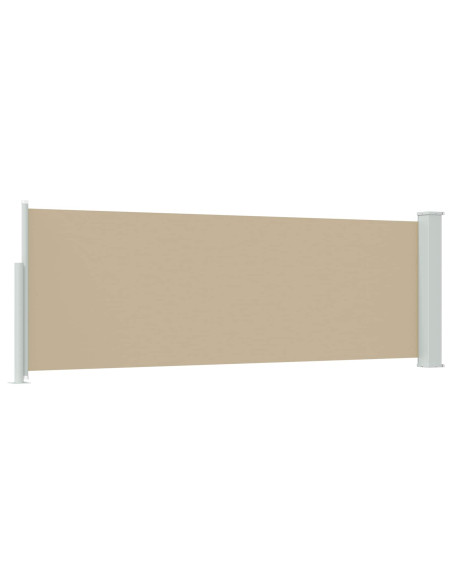 Tenda laterale retrattile Beige 300 x 100 cm Poliestere