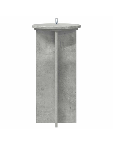Supporto per piante 2 pcs Grigio Cemento 29,5 x 29,5 x 60 cm