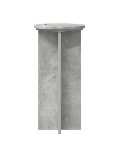 Supporto per piante 2 pcs Grigio Cemento 29,5 x 29,5 x 60 cm