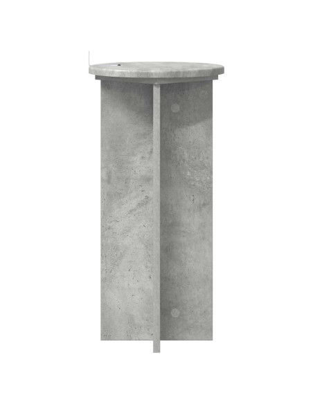 Supporto per piante 2 pcs Grigio Cemento 29,5 x 29,5 x 60 cm