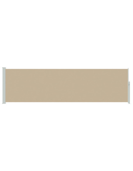 Tenda laterale retrattile Beige 300 x 120 cm Poliestere