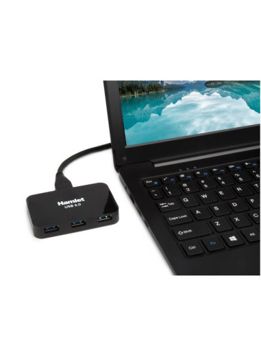 HUB 4 PORTE USB 3.0 CON ALI 10 W