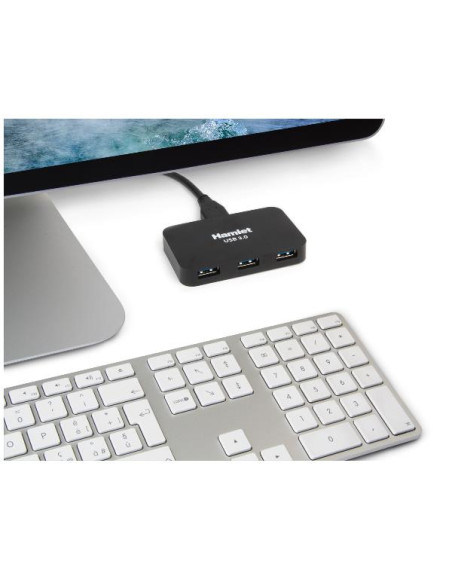 HUB 4 PORTE USB 3.0 CON ALI 10 W