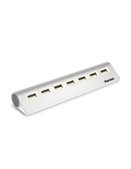 HUB USB 2.0 7 PORTE ALLUMINIO