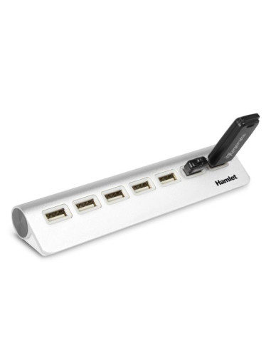 HUB USB 2.0 7 PORTE ALLUMINIO