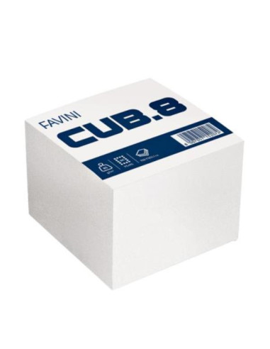 CUBOTTO BIANCO 700 FOGLI CM9,5X9,5