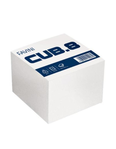 CUBOTTO BIANCO 700 FOGLI CM9,5X9,5