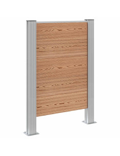 Recinzione Contenitore per Rifiuti Marrone 85 x 12 x 115 cm 2