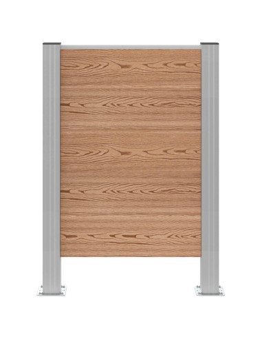 Recinzione Contenitore per Rifiuti Marrone 85 x 12 x 115 cm