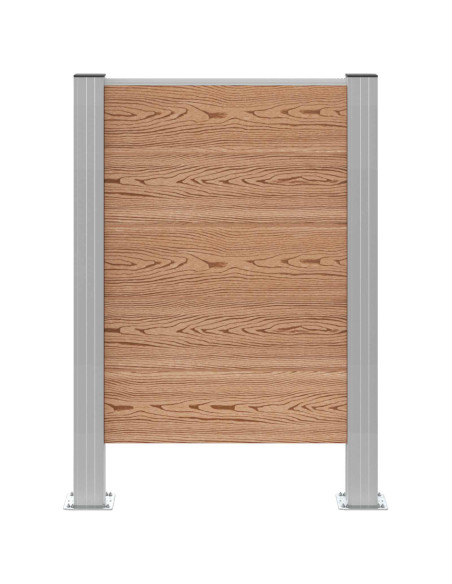 Recinzione Contenitore per Rifiuti Marrone 85 x 12 x 115 cm