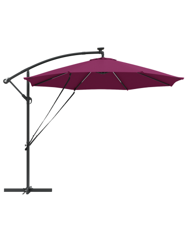 Ombrellone Rosso Bordeaux 294 x 294 x 248 cm