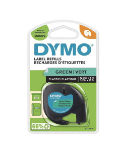NASTRO LETRATAG 12MMX4M VERDE 2