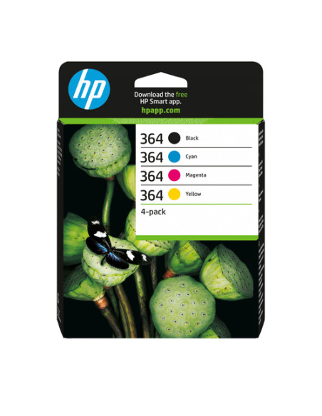 HP Confezione da 4 cartucce originali di inchiostro nero/ciano/magenta/giallo 364