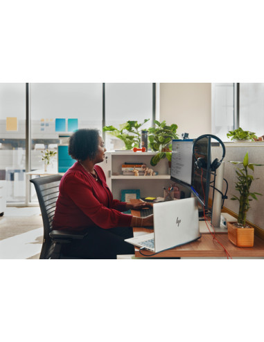 HP Poly Cuffie stereo Poly Blackwire 3325 con connettore USB-C, certificate per Microsoft Teams + spina da 3,5 mm + adattatore U