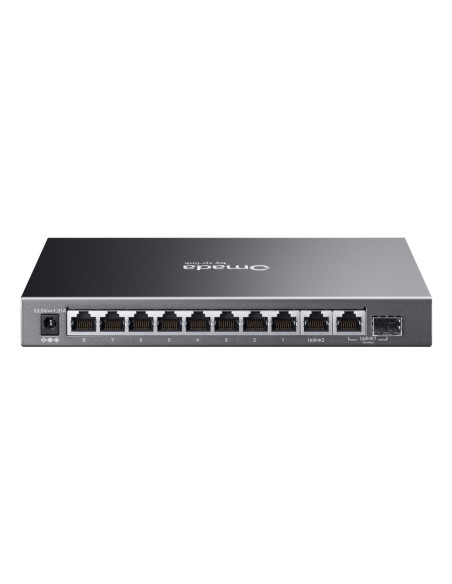 TP-Link Omada ES210GP switch di rete Gestito L2 Gigabit Ethernet (10/100/1000) Supporto Power over Ethernet (PoE) DIN rail Nero