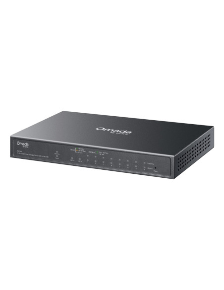 TP-Link Omada ES210GP switch di rete Gestito L2 Gigabit Ethernet (10/100/1000) Supporto Power over Ethernet (PoE) DIN rail Nero